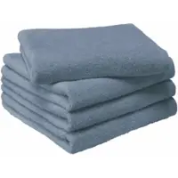 MOODIT Handdoek Troy 50 x 100 cm Stone Blue (Set van 4)