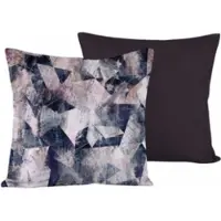 De Witte Lietaer Sierkussenhoes Orion Dark Sapphire 40 x 40 cm (Set van 2)