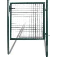 vidaXL Enkele deur 100x100 cm gepoedercoat staal