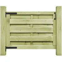 vidaXL Poort 100x75 cm geïmpregneerd grenenhout groen