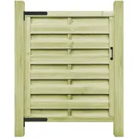 vidaXL Poort 100x125 cm geïmpregneerd grenenhout groen