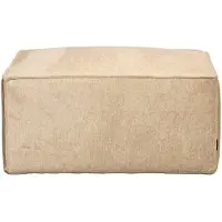 Livin24 Scandinavische hocker Memphis stof gemêleerd taupe