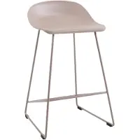 Bronx Scandinavische Barkruk Ellen taupe 66cm