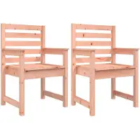 vidaXL Tuinstoelen 2 st 60x48x91 cm massief douglashout