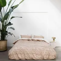 Snurk Dekbedovertrek Twirre Sand?Percal-200 x 200 / 220 cm | 2-Persoons