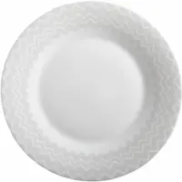 Missoni Dinerbord Zig Zag White 27,5 cm (Set van 6)