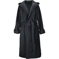 MOODIT Badjas Reese, Zwart - XXL - Unisex - Katoen/Polyester