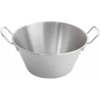 Paderno Mengkom Satin Steel 36 cm Met Handvaten