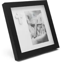 Zilverstad Fotolijst Memory Met Kruis Icoon Zwart 10x15 cm