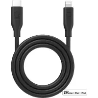 Qware Usb-c Kabel Naar 8-pins Qw Snd-cb45bl Lightning-kabel 1 M Zwart