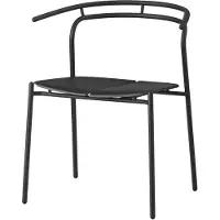 AYTM Novo Dining Chair / L53,9xw62,5xh74,6cm - Tuinstoelen Staal Black - 506089000080