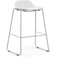 Normann Copenhagen Barstoel Form Stacking Steel 75 cm White