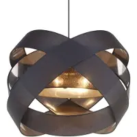 LINDBY Hanglampe , Simaria, dimbare, Zwart, Woonkamer, Stof, Modern