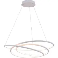 Fantasia BOA LED Pendel 88W 3080Lm SMD 3000K dimbaar ø730mm wit XL 3m
