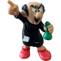 Schleich Gargamel - Speelfiguurtje - De smurfen - Gargamel met lab glaasje - 7 cm
