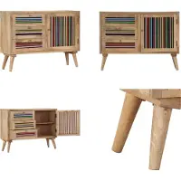 vidaXL Dressoir 100x30x75 cm massief mangohout - Dressoir - Dressoirs - Houten Dressoir - Bijzetkast