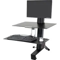 Ergotron WorkFit-S, LCD-monitor LD met werkblad