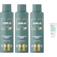Label.M 3 x - Create - Sea Salt Spray - 200 ml + WILLEKEURIG Travel Size