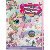 Brak danych Magisch Fantasy Unicorn Stickerboek - 200 stickers - activiteitenboek voor meisjes - Doeboek - Opdrachten Boekje - Sinterklaas cadeau