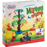 Grafix Monkey Jump - Actiespel | spelletjes voor kinderen | behendigheidsspel | geschikt voor 1 tot 3 spelers