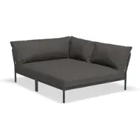 Houe LEVEL 2 Knus hoekkussen rechts aluminium frame