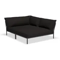 Houe Loungeset Module Level 2 Cozy Corner Right Frame Dark Grey Cushion Char