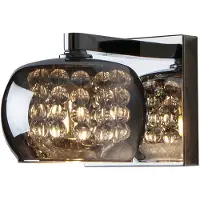 Schuller Valencia LED-wandlamp Arian, chroom / zilver, Woon-/ Eetkamer, metaal, Modern, LED wandlamp