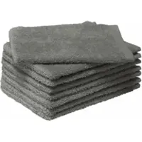 MOODIT Washandje Troy 16 x 21 cm Grey (Set van 8)