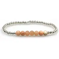 Heaven Eleven - 925 zilver - sunstone kralen
