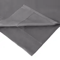 Tempur Home by - Topper Hoeslaken - 90 x 200 x 9 cm - Antraciet & Bamboevezels - Zijdezacht & Strijkvrij - Slaapkamer & Comfort - Drogerbestendig en kreukvrij