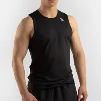 ZEUZ Sport Tanktop Heren - Sportkleding Man - Fitnesskleding - Jongens Kleding voor Fitness, CrossFit & Gym - Zwart - Maat M