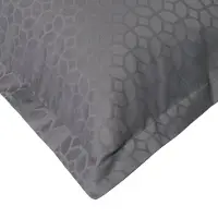 Tempur Home by Kussensloop 60 x 50 cm – Antraciet – Katoensatijn – Strijkvrij – Geschikt Voor Droger