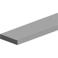 Aztek Modelbouwdecoratie - 143 Strip 1,0mmX1,5mmX35cm - 10 stuks Styreen