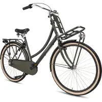 POPAL Daily Dutch Basic+ N3 Transportfiets - Stadsfiets - Dames - 59 centimeter - Army Green