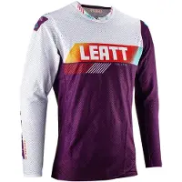 Leatt Moto 5.5 UltraWeld V23 Indigo Wit Paars Motocross Jersey Maat S