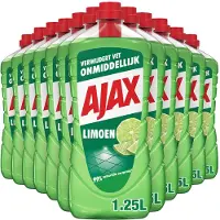 Ajax Limoen Allesreiniger (12 flessen - 1250 ml)