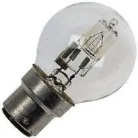 Schiefer Ba22d Halogeen Kogellamp | 42W 630lm 2800K 230V/240V | Dimbaar