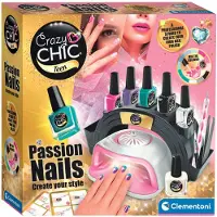 Clementoni - Crazy Chic Teens - Passion Nails - Nagelstudio voor tieners - Vanaf 14 jaar