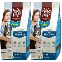 Hobby First 2x Hondenvoer Adult Vis & Rijst 12 kg
