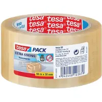 TESA Verpakkingstape 50mmx66m transparant extra sterk PVC | 6 stuks