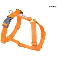Amiplay Harnas verstelbaar guard Samba oranje maat-XL / 45-85x65-95x2,5cm