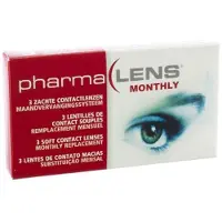Pharmalens Maandlenzen -7.00 3 St Contactlenzen