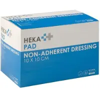 Heka Pad Non-Adherent Dressing 10 x 10 cm | 100 stuks