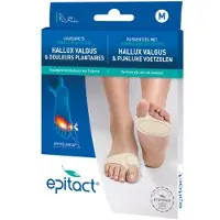 Epitact Dubbele Bescherming Hallux Valgus & Pijnlijke Voetzolen Medium 1 St Verband(en)