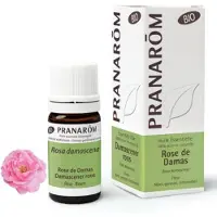 Pranarôm Essentiële Olie Damascener Roos Bio | Huidverzorging 5 ml Etherische olie