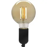 Denver LBF-404, intelligente lamp, Wi-Fi, zwart, transparant, E27, warm comfortlicht, 1800 K