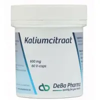 Deba Pharma Kaliumcitraat 600mg 60 St Capsules