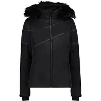 CMP Zip Hood Dames Wintersportjas Nero 46