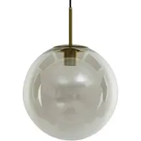 Light & Living Hanglamp Ø40 cm MEDINA antiek brons+glas helder