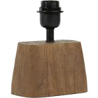 Light & Living Lampvoet 16x10x21 cm KARDAN hout donker bruin